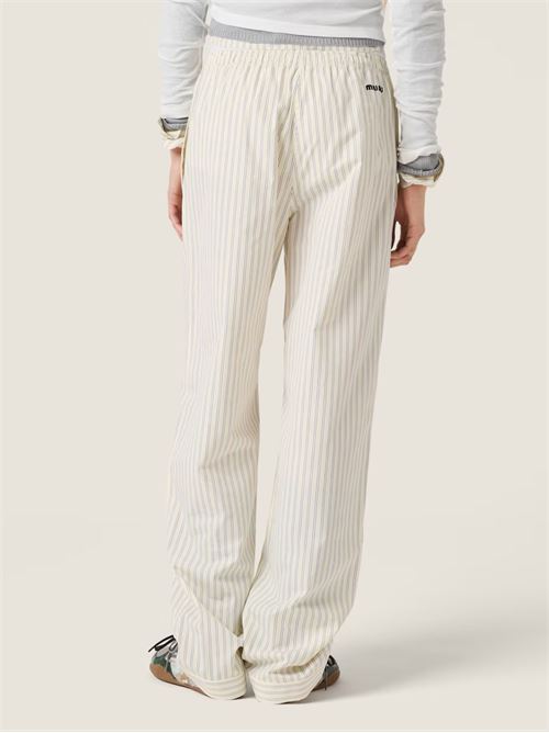 Pantalone pigiama MIU MIU | MP1829180UF0061